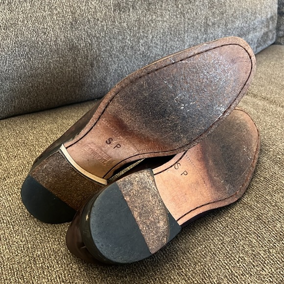 Johnston Murphy Signature Series Brown Leather Tassel Loafers Size 9 - Picture 10 of 13